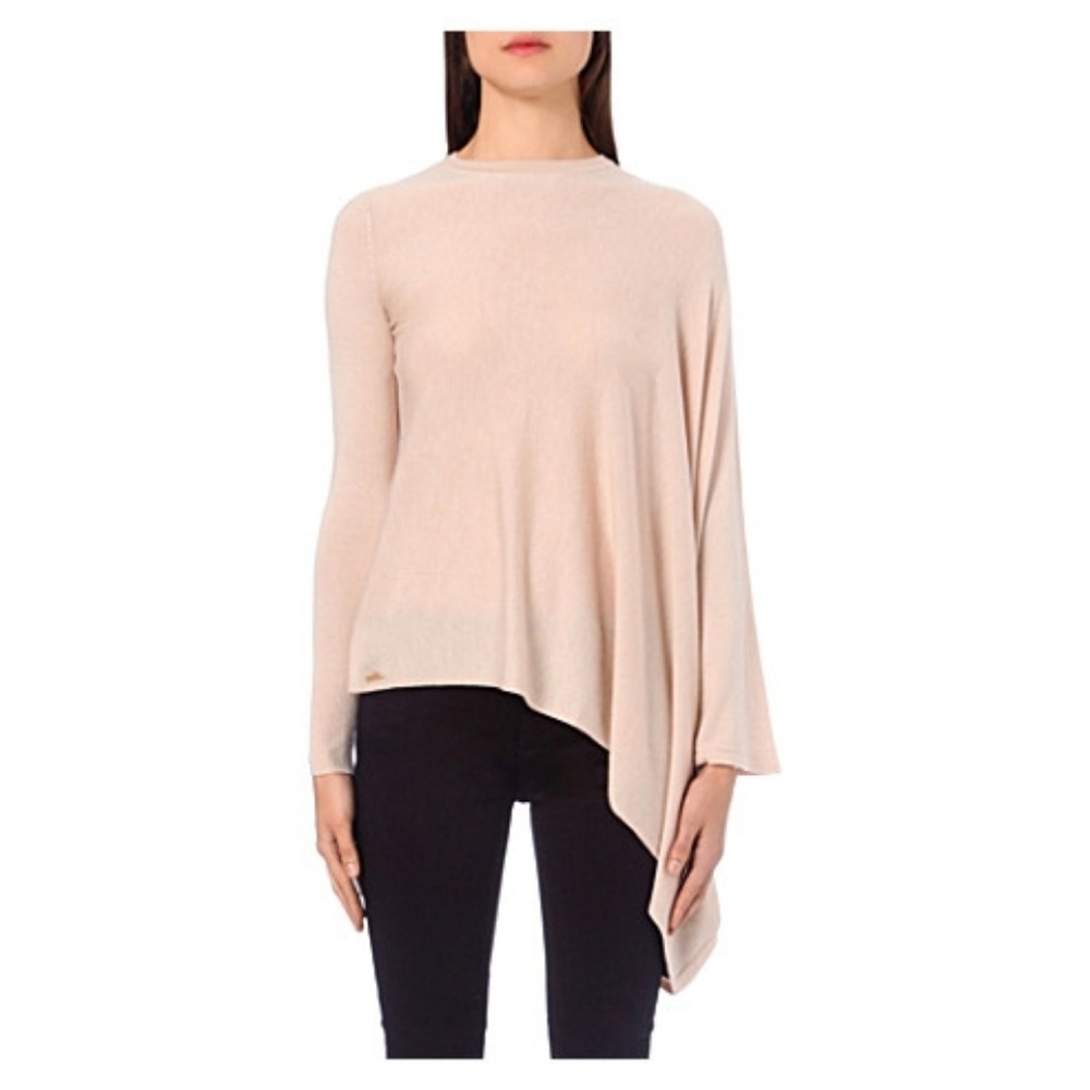 Ted Baker London Janila wool asymmetrical jumper